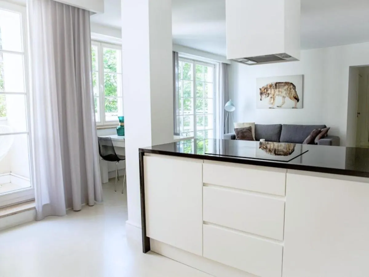 White Harmony Apartament - 2 Tarasy, Bezplatny Parking 索波特 波兰