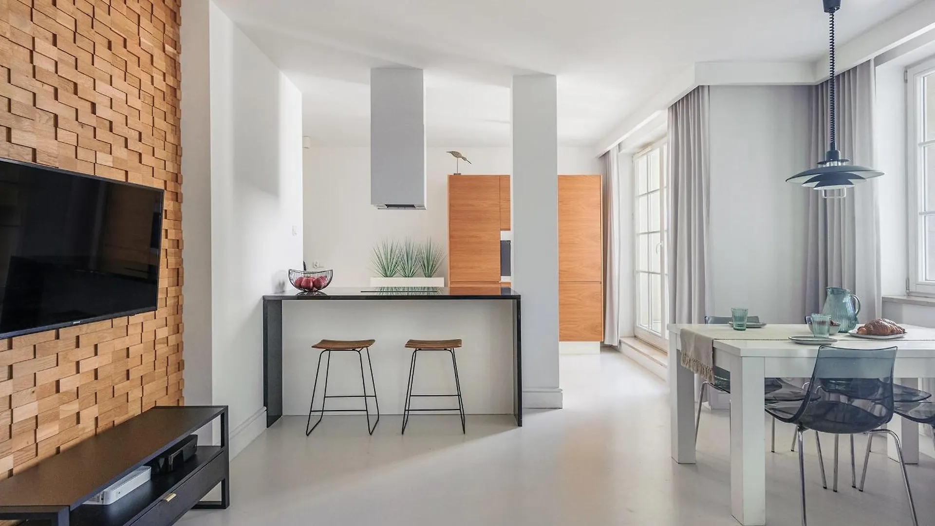 White Harmony Apartament - 2 Tarasy, Bezplatny Parking 索波特